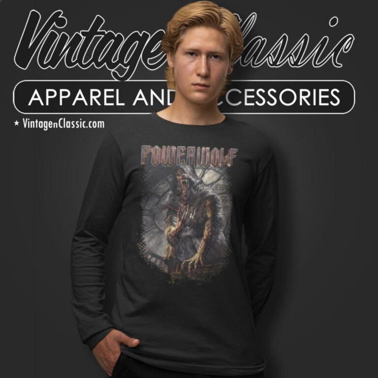 Powerwolf Shirt No Prayer At Midnight Long Sleeve Tee Powerwolf Shirt No Prayer At Midnight Long Sleeve Tee