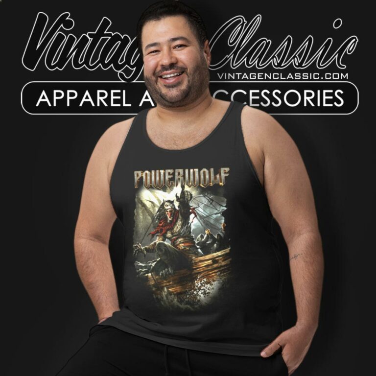 Powerwolf Shirt Sainted By The Storm Tank Top Racerback Powerwolf Shirt Sainted By The Storm Tank Top Racerback