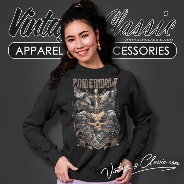 Powerwolf Shirt Wolves And Ravens Sweatshirt Powerwolf Shirt Wolves And Ravens Sweatshirt