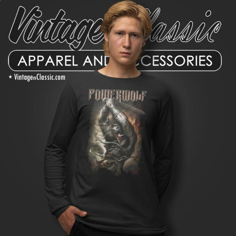 Powerwolf Shirt Wolves Of War Long Sleeve Tee Powerwolf Shirt Wolves Of War Long Sleeve Tee