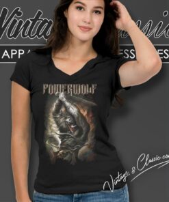 Powerwolf Shirt Wolves Of War V Neck TShirt