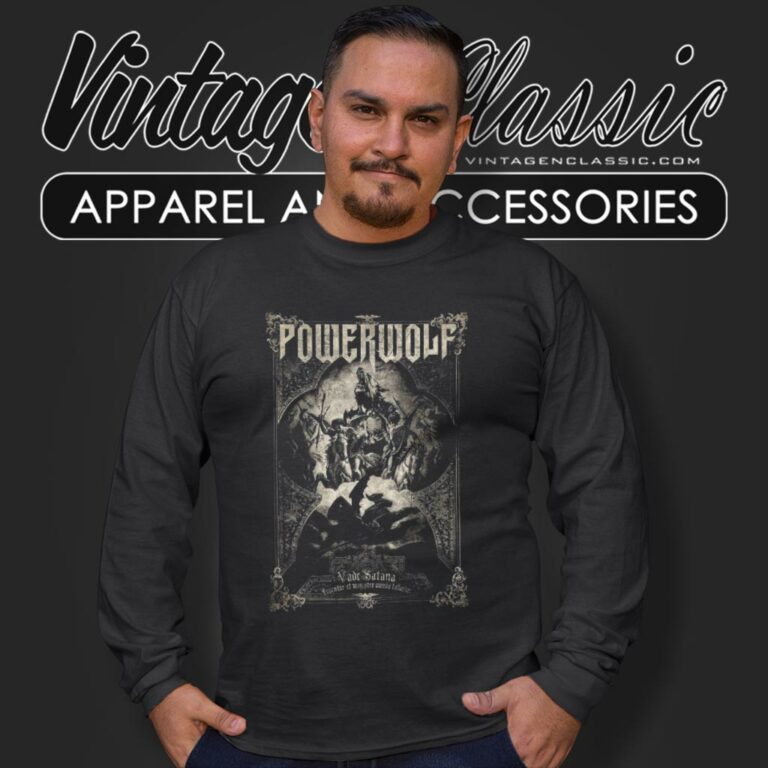Powerwolf Vada Satana Long Sleeve Tee Powerwolf Vada Satana Long Sleeve Tee
