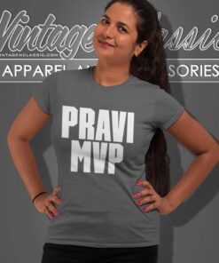 Pravi Mvp Shirt, Dallas Mavericks Basketball Team Wearing 7 Pravi Mvp Shirt Dallas Mavericks Basketball Team Wearing Women TShirt