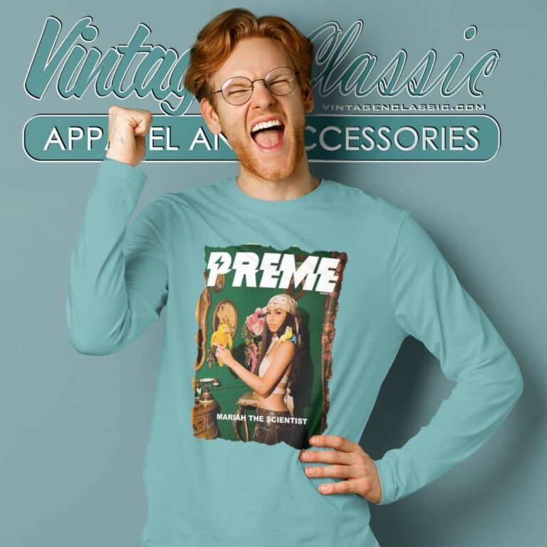 Preme Magazine Mariah The Scientist Long Sleeve Tee Preme Magazine Mariah The Scientist Long Sleeve Tee