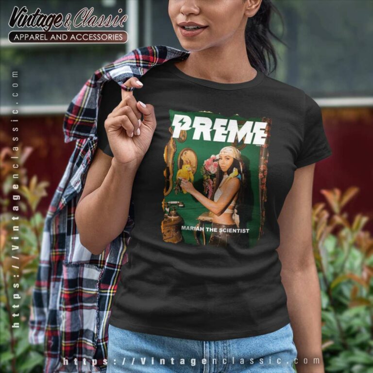Preme Magazine Mariah The Scientist Women TShirt Preme Magazine Mariah The Scientist Women TShirt
