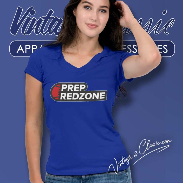 Prep Redzone Logo V Neck TShirt Prep Redzone Logo V Neck TShirt