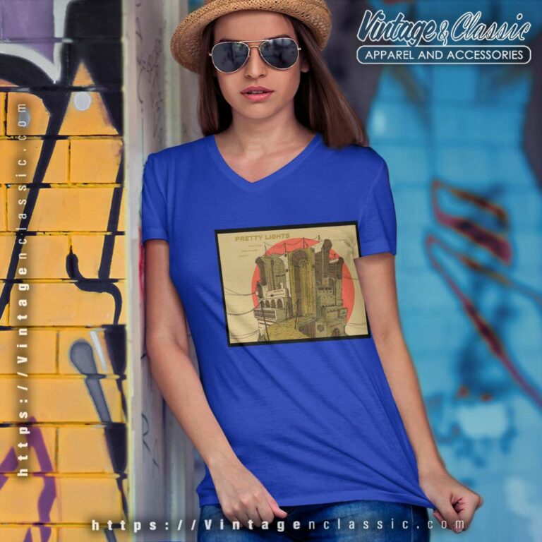 Pretty Lights Mission Ballroom Denver Co Aug 46 2023 Poster V Neck TShirt Pretty Lights Mission Ballroom Denver Co Aug 46 2023 Poster V Neck TShirt