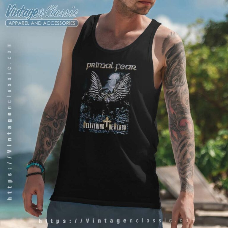 Primal Fear Shirt Delivering The Black Tank Top Racerback Primal Fear Shirt Delivering The Black Tank Top Racerback