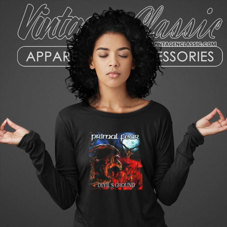 Primal Fear Shirt Devils Ground Long Sleeve Tee Primal Fear Shirt Devils Ground Long Sleeve Tee