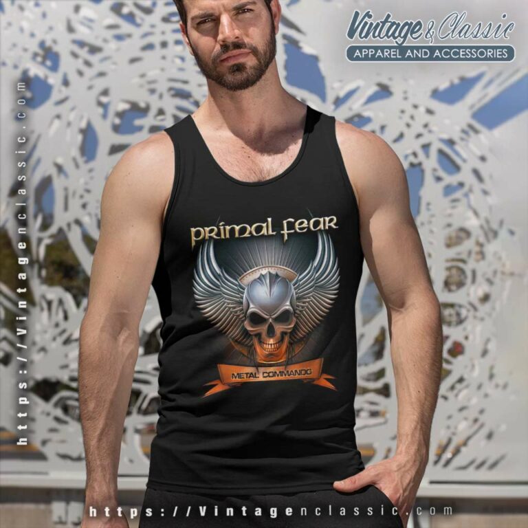 Primal Fear Shirt Metal Commando Tank Top Racerback Primal Fear Shirt Metal Commando Tank Top Racerback