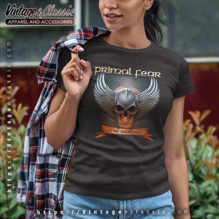 Primal Fear Shirt Metal Commando Women TShirt Primal Fear Shirt Metal Commando Women TShirt