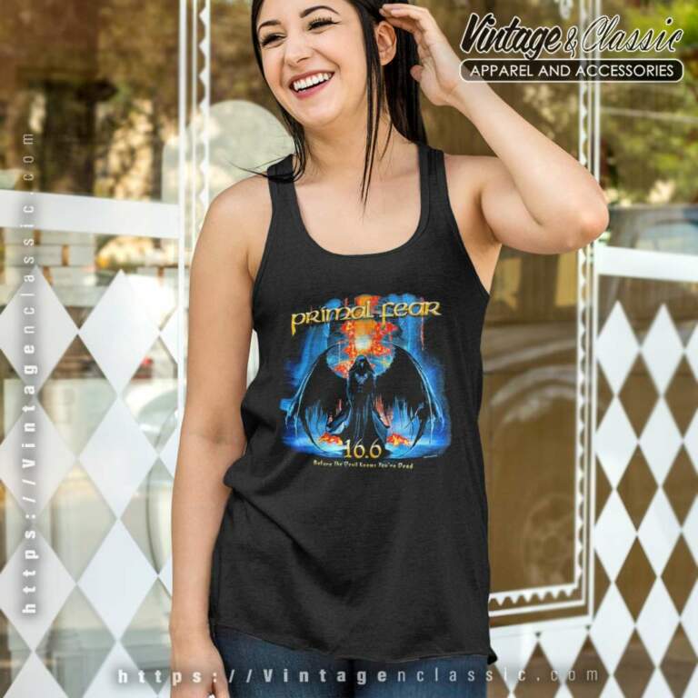 Primal Fear Shirt Tour Dates Adult Tank Top Racerback Primal Fear Shirt Tour Dates Adult Tank Top Racerback