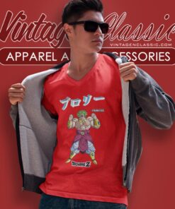 Primitive X Dragon Ball Z Broly V Neck TShirt