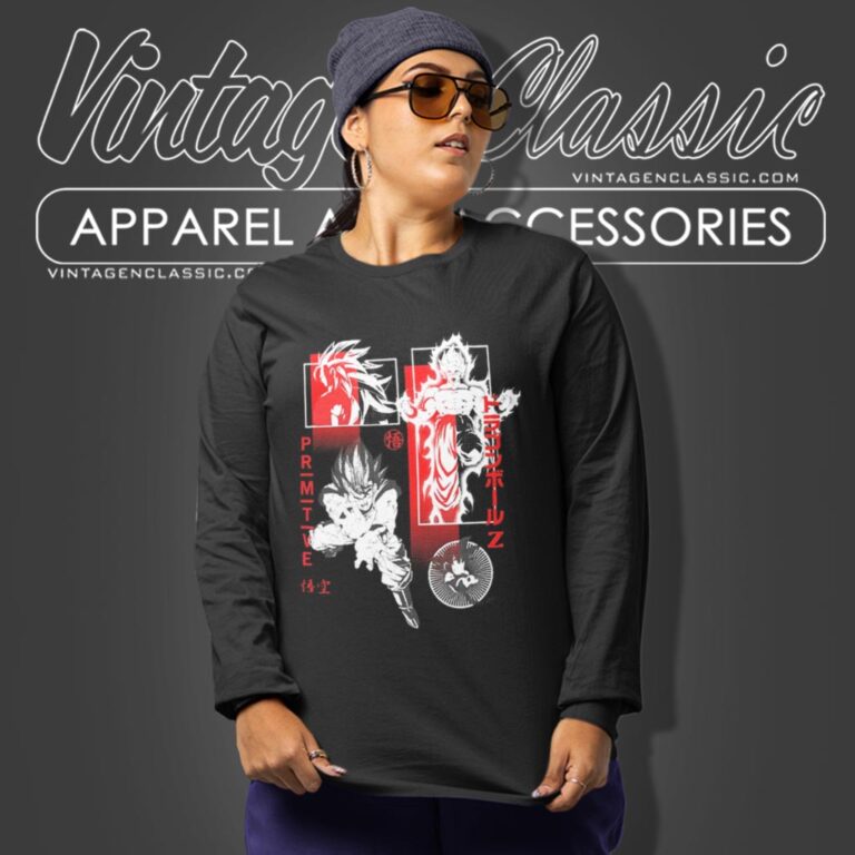 Primitive X Dragon Ball Z Goku Long Sleeve Tee Primitive X Dragon Ball Z Goku Long Sleeve Tee