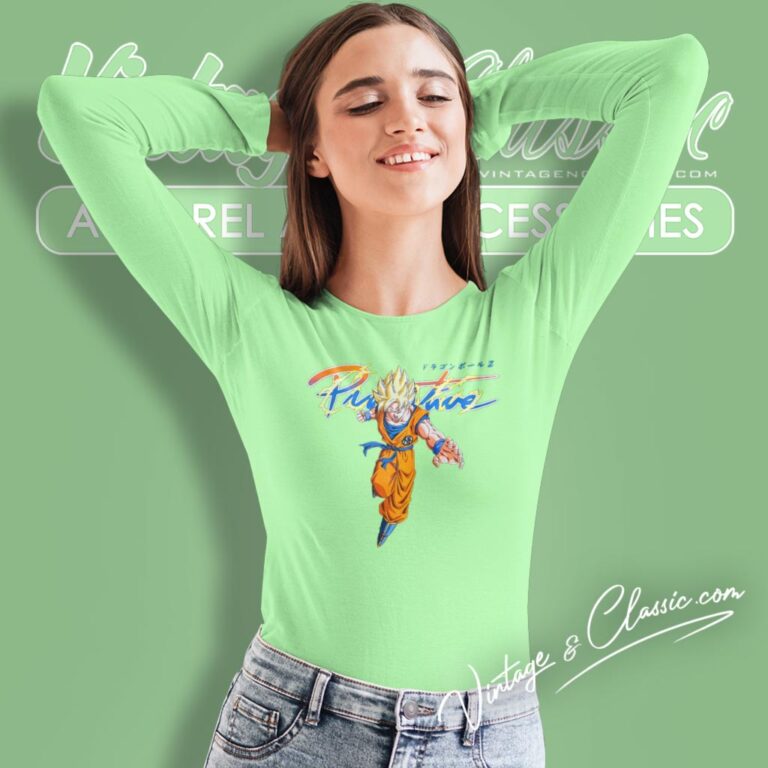 Primitive X Dragon Ball Z Goku Super Saiyan Long Sleeve Tee Primitive X Dragon Ball Z Goku Super Saiyan Long Sleeve Tee
