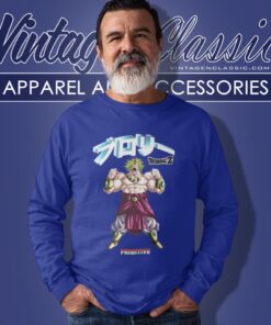 Primitive X Dragon Ball Z Super Saiyan Broly Long Sleeve Tee