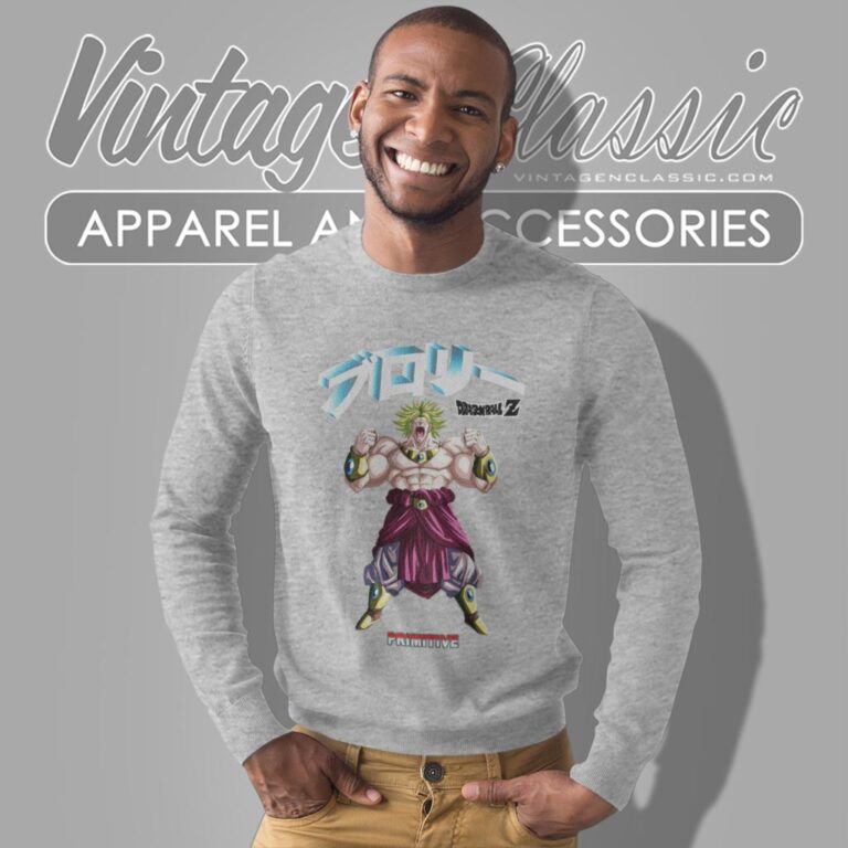 Primitive X Dragon Ball Z Super Saiyan Broly Sweatshirt Primitive X Dragon Ball Z Super Saiyan Broly Sweatshirt