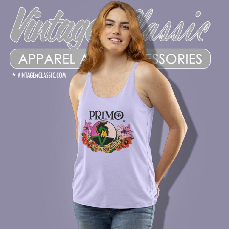 Primo Hawaiian Beer Tank Top Racerback Primo Hawaiian Beer Tank Top Racerback