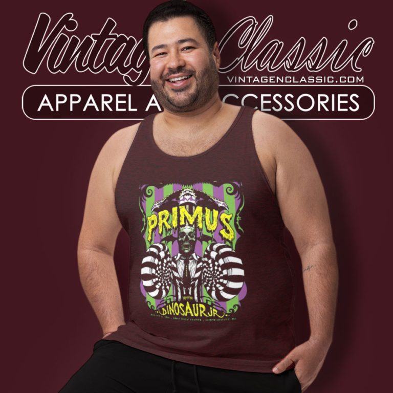 Primus With Dinosaur Tank Top Racerback Primus With Dinosaur Tank Top Racerback