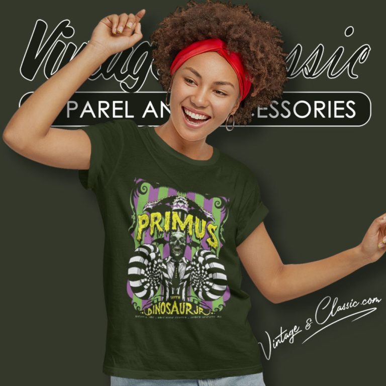 Primus With Dinosaur Women T Shirt Primus With Dinosaur Women T Shirt
