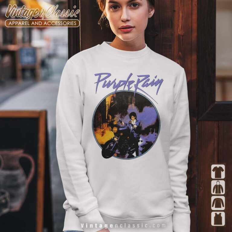 Prince Purple Rain Album Cover Singer Music Legend Sweatshirt Prince Purple Rain Album Cover Singer Music Legend Sweatshirt