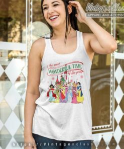Princess Christmas Walt Disney Tank Top Racerback