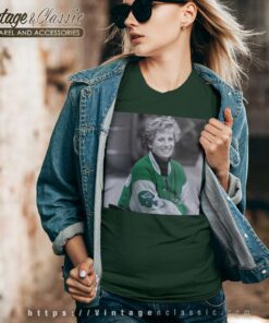 Princess Diana Wearing Philadelphia Eagles Jacket V Neck TShirt