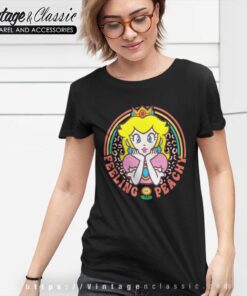 Princess Peach Feeling Peachy Super Mario T Shirt