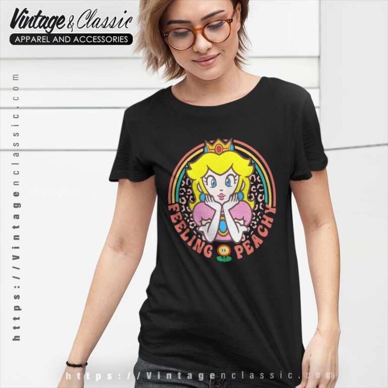 Princess Peach Feeling Peachy Super Mario T Shirt Princess Peach Feeling Peachy Super Mario T Shirt