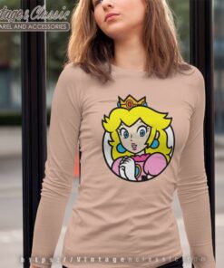 Princess Peach Star Super Mario Shirt 4 Princess Peach Star Super Mario Long Sleeve Tee