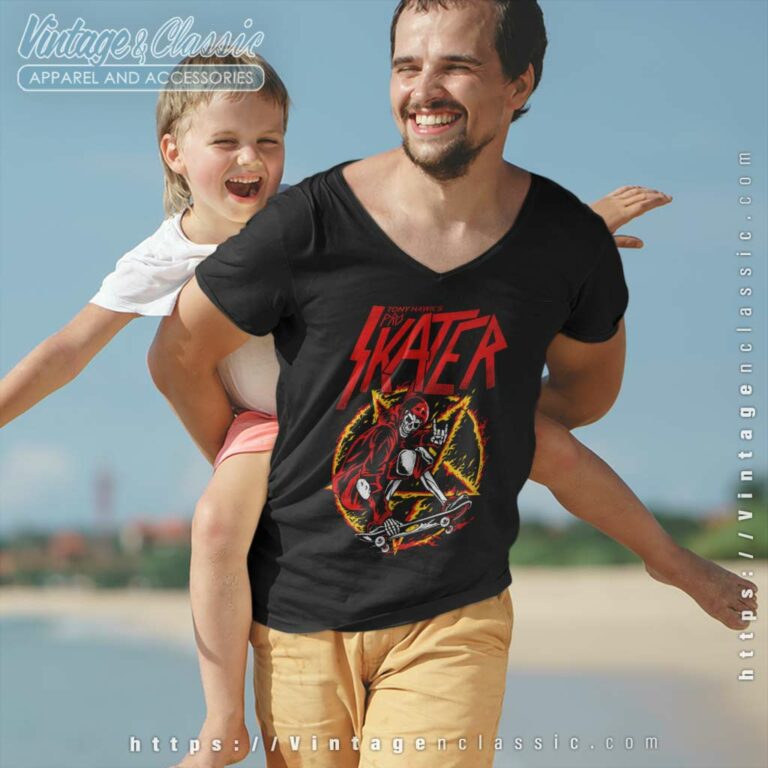 Pro Skater Tony Hawks Game Vneck Pro Skater Tony Hawks Game Vneck
