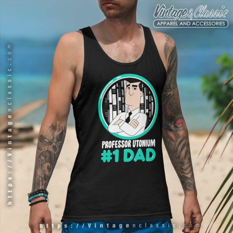 Professor Utonium 1 Dad Tank Top Racerback Professor Utonium 1 Dad Tank Top Racerback