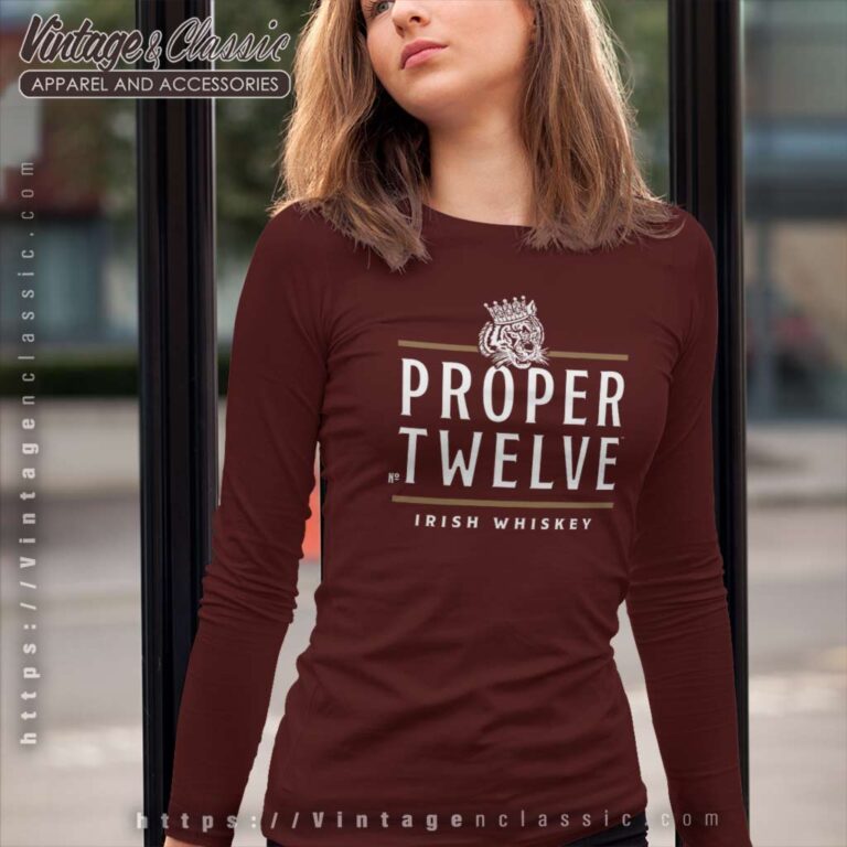Proper Twelve Irish Whiskey Long Sleeve Tee Proper Twelve Irish Whiskey Long Sleeve Tee