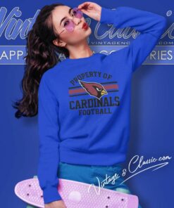 Property Of Arizona Cardinals Football Nfl Logo Sweatshirt