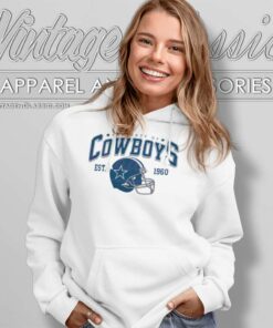 Property Of Cowboys Football Helmet Est 1960 Hoodie