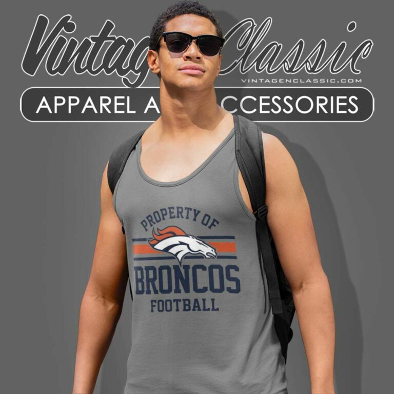 Property Of Denver Bronco Football Nfl Logo Tank Top Racerback Property Of Denver Bronco Football Nfl Logo Tank Top Racerback