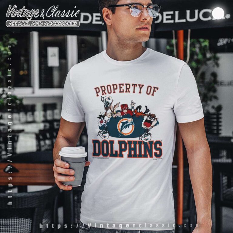 Property Of Dolphins Looney Tunes T Shirt Property Of Dolphins Looney Tunes T Shirt