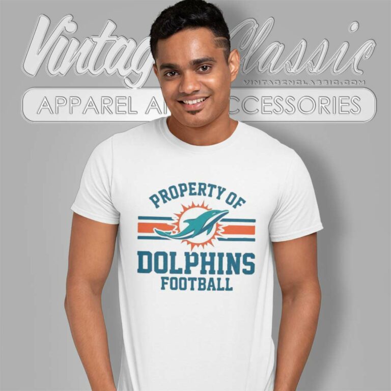 Property Of Miami Dolphins Football Nfl Logo T Shirt Property Of Miami Dolphins Football Nfl Logo T Shirt