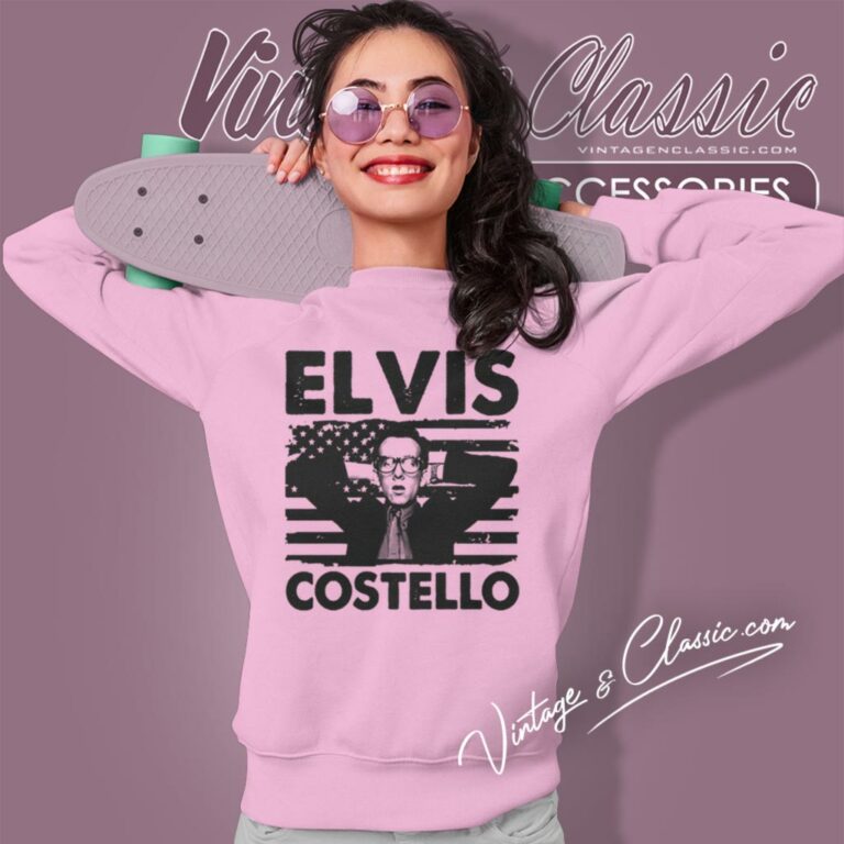 Proud Hits Elvis Costello Detour Live 2024 Us Flag Sweatshirt Proud Hits Elvis Costello Detour Live 2024 Us Flag Sweatshirt