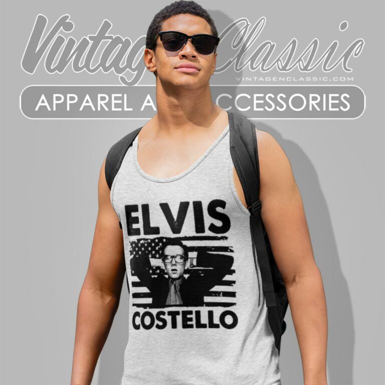 Proud Hits Elvis Costello Detour Live 2024 Us Flag Tank Top Racerback Proud Hits Elvis Costello Detour Live 2024 Us Flag Tank Top Racerback