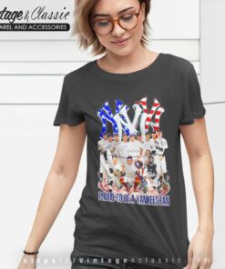 Proud To Be A Yankees Fan Legend Team Women TShirt
