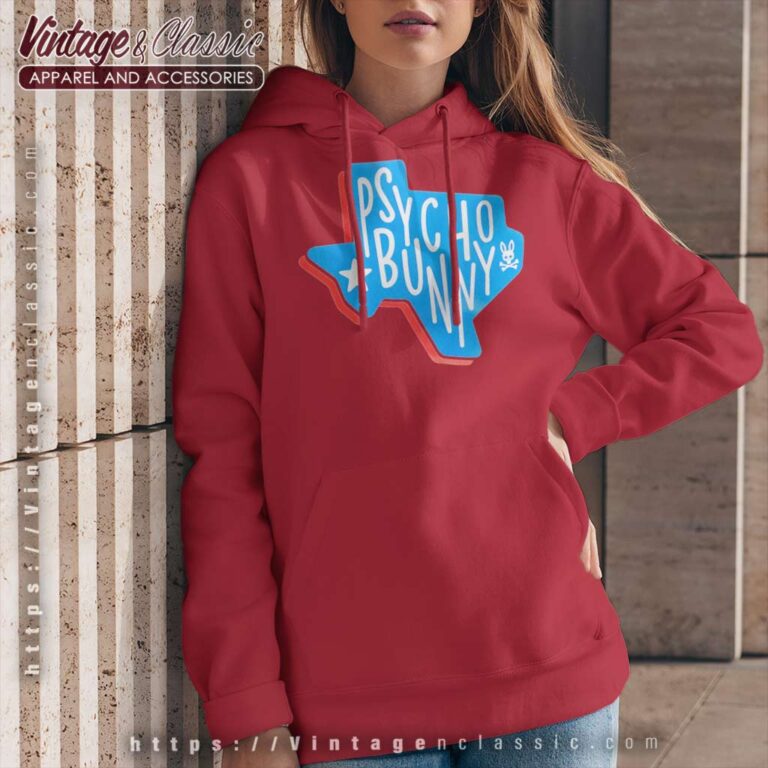 Psycho Bunny Texas Pays Homage To California Hoodie Psycho Bunny Texas Pays Homage To California Hoodie