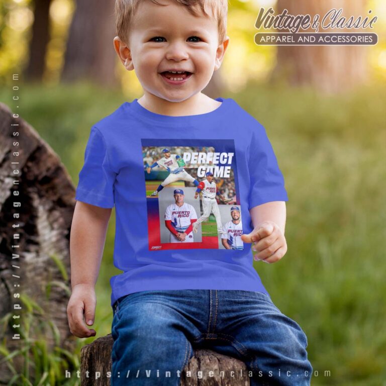 Puerto Rico Perfect Game In The World Baseball Classic kids shirt Puerto Rico Perfect Game In The World Baseball Classic kids shirt