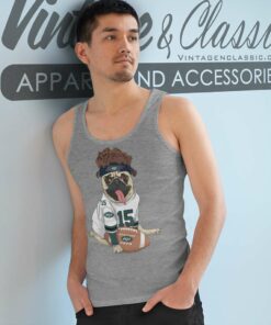 Pug New York Jets Football Tank Top Racerback