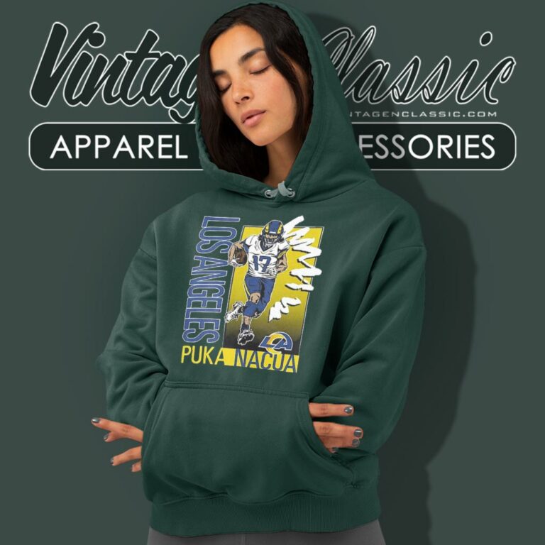 Puka Nacua Los Angeles Rams Homage Caricature Player Hoodie Puka Nacua Los Angeles Rams Homage Caricature Player Hoodie