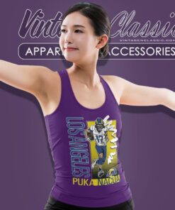 Puka Nacua Los Angeles Rams Homage Caricature Player Shirt 4 Puka Nacua Los Angeles Rams Homage Caricature Player Tank Top Racerback