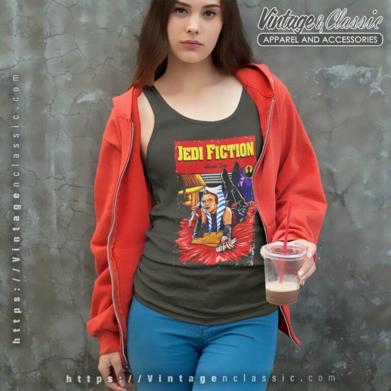 Pulp Fiction Ahsoka Tano Jedi Fiction Tank Top Racerback Pulp Fiction Ahsoka Tano Jedi Fiction Tank Top Racerback