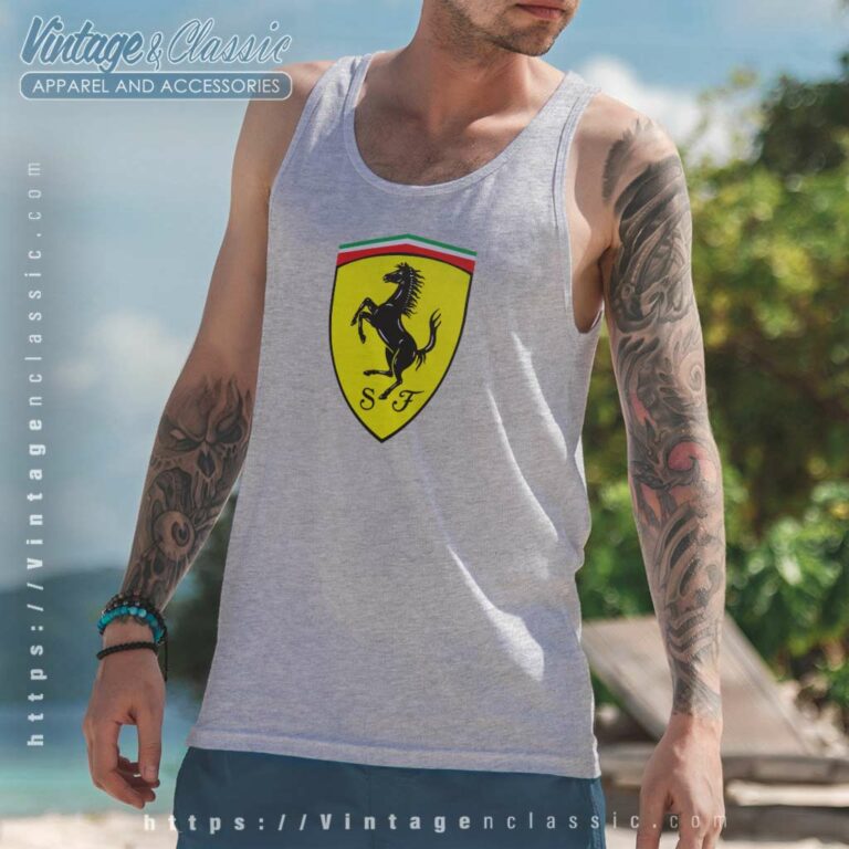 Puma Ferrari Big Shield Tank Top Racerback Puma Ferrari Big Shield Tank Top Racerback