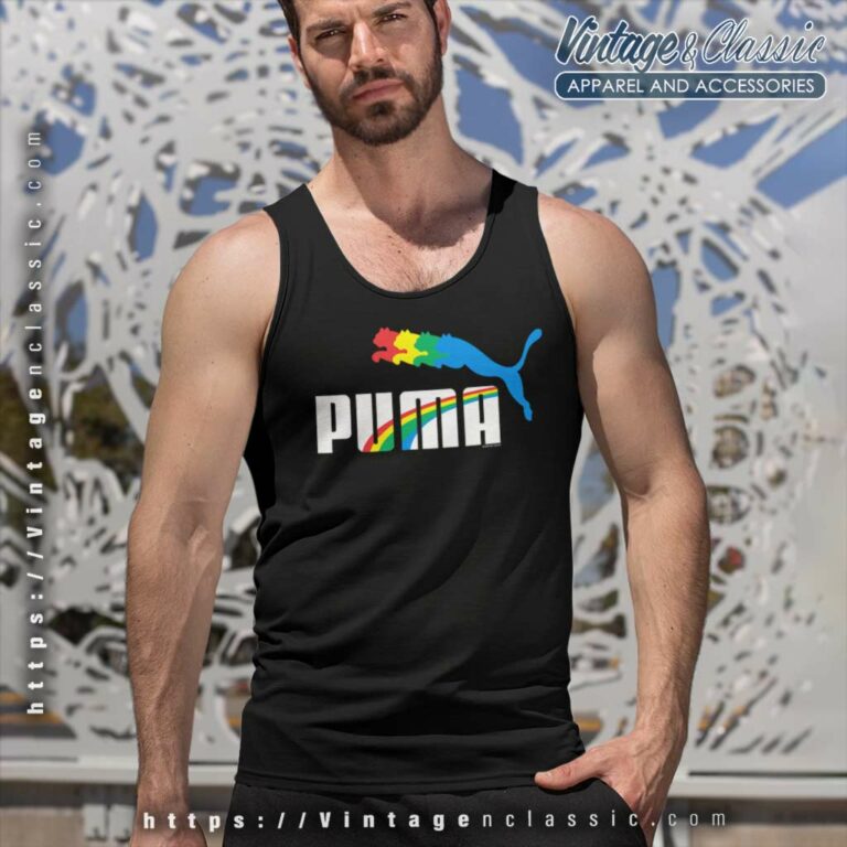 Puma Fix Rainbow Tank Top Racerback Puma Fix Rainbow Tank Top Racerback