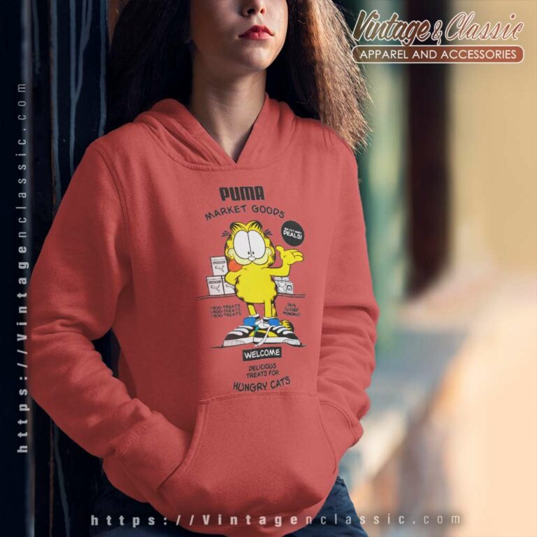 Puma Garfield Shirts Market Goods Hoodie Puma Garfield Shirts Market Goods Hoodie